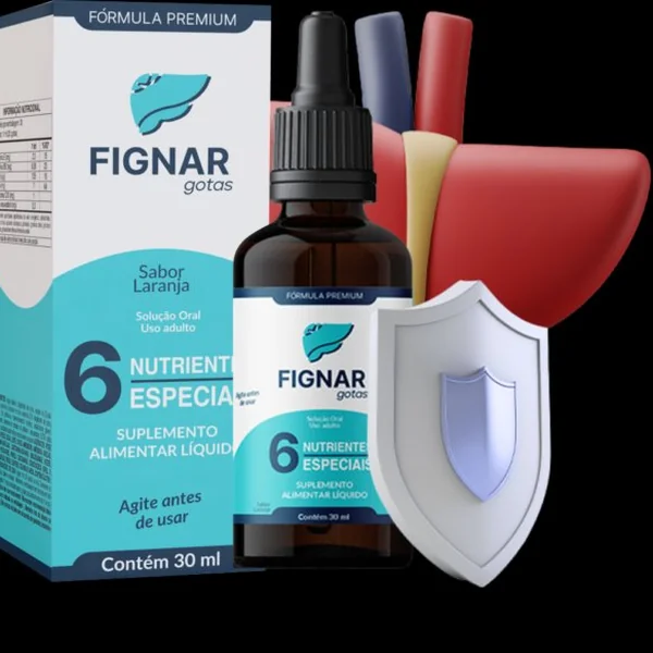 Fignar Gotas — Suplemento para Saúde do Fígado Original