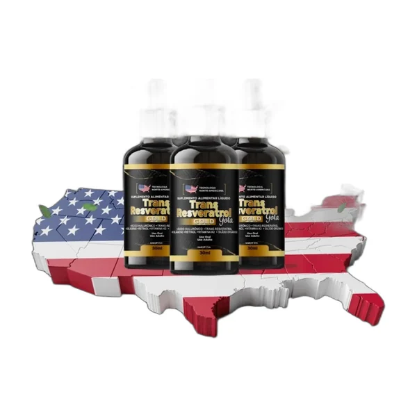 Trans Resveratrol Gold - Suplemento Sublingual para Pele