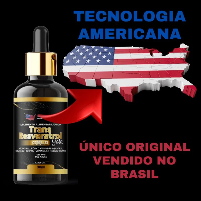 Trans Resveratrol com Tecnologia Americana — Único Original Vendido no Brasil